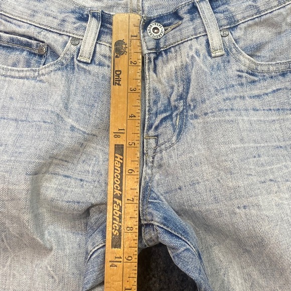 Pepe Jeans Y2K Women 25 F73 Light Wash Straight Leg Low Rise Denim Jeans Faded - Picture 8 of 12